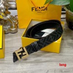 2025年早春新品入荷 FENDI 本革 ベルト LANG工場