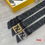 2025年早春新品入荷 FENDI 本革 ベルト LANG工場