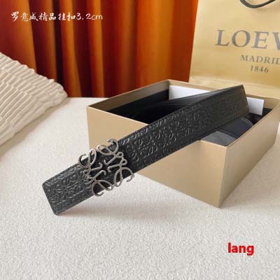 2025年早春新品入荷  LOEWE 本革 ベルト LANG...