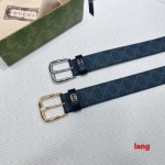 2025年早春新品入荷  グッチ 本革 ベルト LANG工場