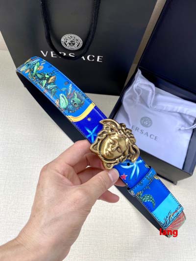 2025年早春新品入荷 VERSACE 本革 ベルト LAN...