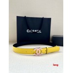 2025年早春新品入荷 シャネル  本革 ベルト LANG工場