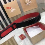 2025年早春新品入荷 Christian Louboutin 本革 ベルト LANG工場