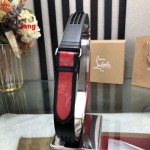 2025年早春新品入荷 Christian Louboutin 本革 ベルト LANG工場