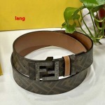 2025年早春新品入荷 FENDI 本革 ベルト LANG工場