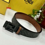 2025年早春新品入荷 FENDI  本革 ベルト LANG工場