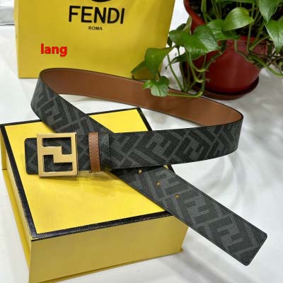 2025年早春新品入荷 FENDI  本革 ベルト LANG工場