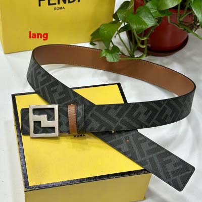 2025年早春新品入荷 FENDI  本革 ベルト LANG工場