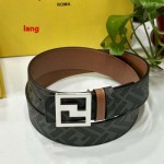 2025年早春新品入荷 FENDI  本革 ベルト LANG工場