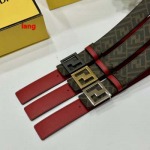 2025年早春新品入荷 FENDI 本革 ベルト LANG工場