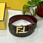 2025年早春新品入荷 FENDI  本革 ベルト LANG工場