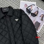 2025年早春高級N品新品 PRADA 綿入れの服ジャケット アウター KL工場