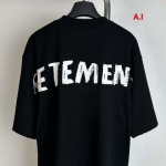 2025年1月15日春夏高品質新品入荷VETEMENTS 半袖 Tシャツ A.I工場