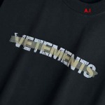 2025年1月15日春夏高品質新品入荷VETEMENTS半袖 Tシャツ A.I工場