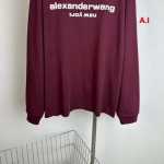 2025年1月15日春夏高品質新品入荷Alexander Wang 長袖 Tシャツ A.I工場