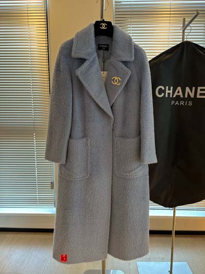 chanelアルパカのブレザーコートです