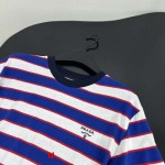 Prada 25早春新作コットンストライプTシャツソフトコットンカットソーです