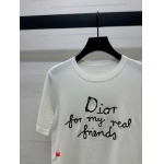 上質なDior 2025早春最新コレクション丸首です