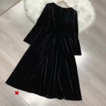 シャネル！コートスカートと冬女性秋と冬のピンタックのベルベットフランス！