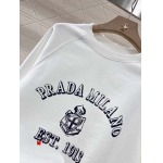 Prada2025新作ロゴ文字ラウンドネックセーター