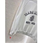 Prada2025新作ロゴ文字ラウンドネックセーター