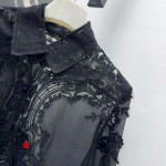 Ermanno Scervino 25SS---早春新作ヘビーディフュージョンフラワー刺繍シャツ生地