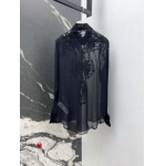 Ermanno Scervino 25SS---早春新作ヘビーディフュージョンフラワー刺繍シャツ生地