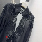Ermanno Scervino 25SS---早春新作ヘビーディフュージョンフラワー刺繍シャツ生地