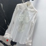 Ermanno Scervino 25SS---早春新作ヘビーディフュージョンフラワー刺繍シャツ生地