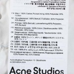 Acne studiosスター3Dプリント油絵ジーンズ