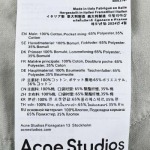 Acne Studios FW24 スラッシュド?ダーティ?デニム?パンツ