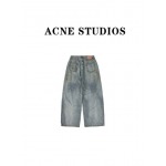 Acne Studios FW24 スラッシュド?ダーティ?デニム?パンツ