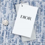 Dior-ディオール22ssクラシックなオールドカットデニムブラウスです