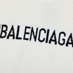 BALENCIAGA- BALENCIAGA 23SS秋冬新作胸ロゴ丸首セーター