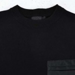 PRADA-プラダ22ss三角標ポケットニット長袖セーターです