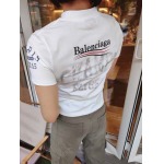 Balenciaga 25fw春夏新作ロゴコレクション I LOVE PARISシリーズ カップル半袖