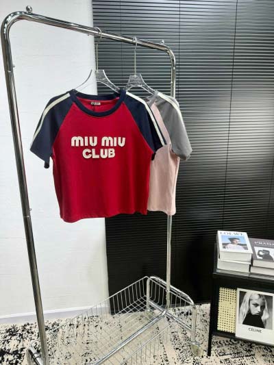 miumiu 2025ss春夏新作 ショルダースリーブ カラ...