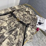 Dior 25Ss プリントアニマル柄長袖ラペルシャツ