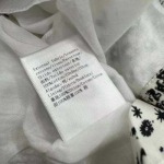 -春夏-ディオールプリントラペル半袖ドレス！