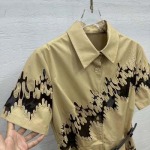 春夏-バレンチノコットン刺繍ファッションドレス！