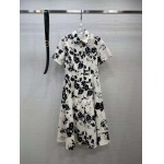 春夏新作シャネル コットン 半袖 ワンピース 新作入荷専売店!