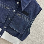 2025年2月4日新品入荷Christian Dior 丈の短いデニムのベスト can 工場