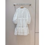2025年2月5日のzimmermann Vネックパフスリーブのミニワンピース