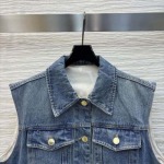 2025年2月12日新作Louis Vuittonデニムウエストコート  kele 工場