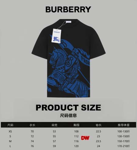 2025年2月26日高品質新品burberry半袖のT シャ...