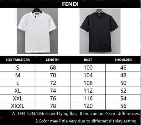 2025年3月5日新品FENDI半袖Tシャツ  DU1工場