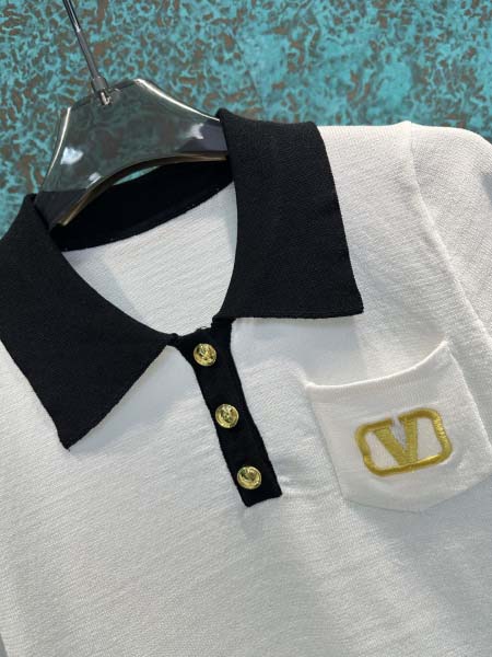 2025年3月23日入荷春夏新作VALENTINOニット半袖 Tシャツpolo can工場