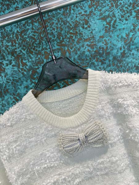 2025年3月24日入荷春夏新作Chanelニット 半袖Tシャツ can工場