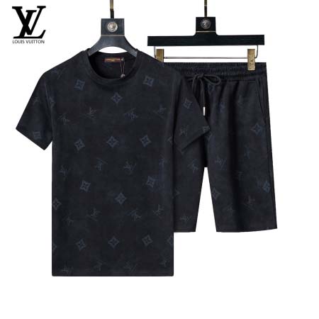2025年3月25日入荷春夏新作LOUIS VUITTON半袖 セット上下shun工場