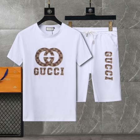 2025年3月25日入荷春夏新作Gucci半袖 セット上下shun工場